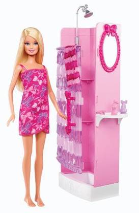 BARBIE Glam Shower Playset