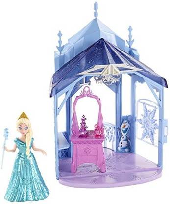 MATTEL Disney Frozen MagiClip Flip 'N Switch Castle and Elsa Doll