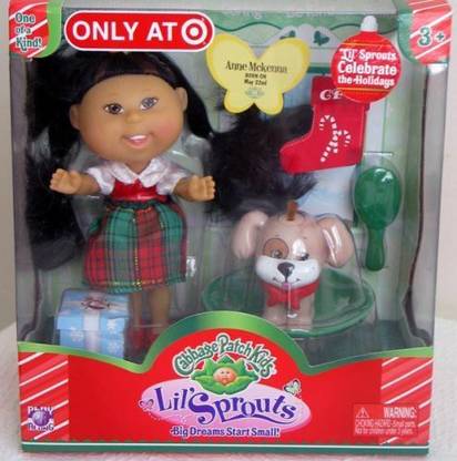 Cabbage Patch Kids Lil' Sprouts Exclusive Holiday Edition With Pet