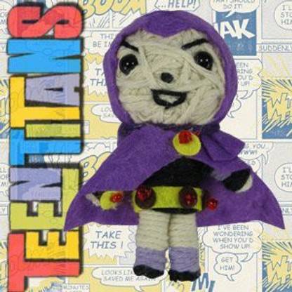Teen Titans Dolls Dc Comics Raven String Keychain