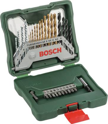 BOSCH X30TI Drill Bit and Driver Bit Set Brad Points, Masonry Bits, Specialty Woodworking Bits Set