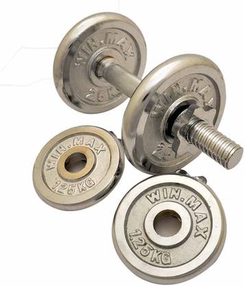 Winmax Silver Kit Adjustable Dumbbell