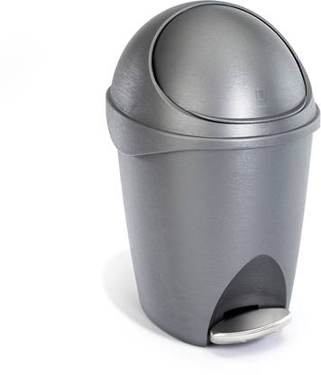 Umbra Cans Visor Step Can Nickel PP (Polypropylene) Dustbin