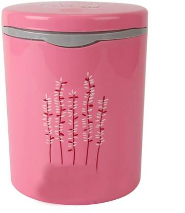 Shrih Push Button Desktop Mini Trash With Spring Open Lid Plastic Dustbin