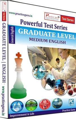 Practice guru Powerful Test Series - Graduate Level Medium English