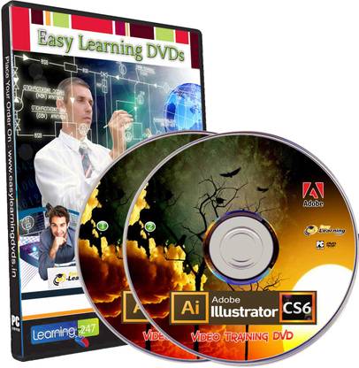 Easy Learning Master In Adobe Illustrator CS6 Video Training 4 Levels Tutorials on 2 DVDs
