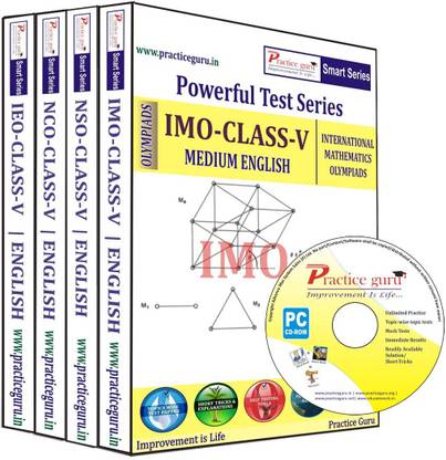 Practice guru Class 5 - Combo Pack (IMO / NSO / IEO / NCO)