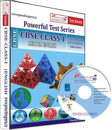Practice guru Class 1 - Maths, EVS & English Combo Test Series