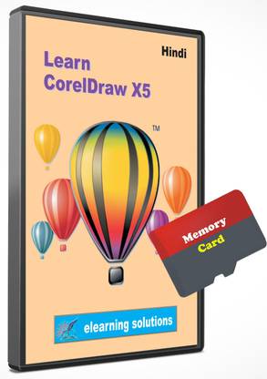 ELEARNING SOLUTIONS Corel Draw X5 Video Tutorial Mamory Card in Hindi