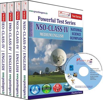 Practice guru Class 4 - Combo Pack (IMO / NSO / IEO / NCO) Test Series