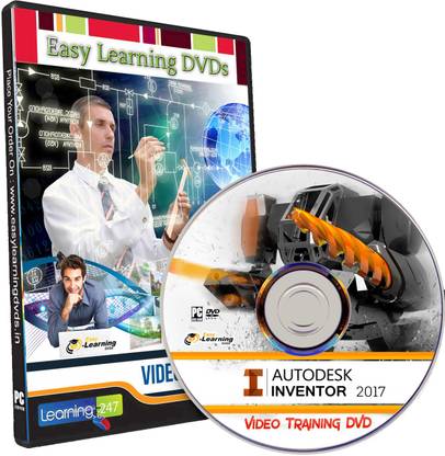 Easy Learning Autodesk Inventor 2017 Video Training Tutorial DVD
