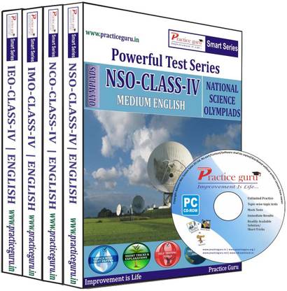 Practice guru Class 4 - Combo Pack (IMO / NSO / IEO / NCO)