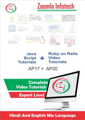 Zoomla Infotech Learn JavaScript Online Tutorials & Getting Started with Ruby on Rails Guides DVD/CD in Hindi