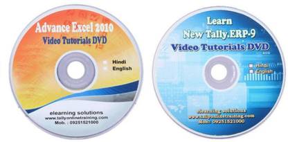ELEARNING SOLUTIONS Tally. ERP 9 + Advance Excel With Formula Video Tutorial DVD in English