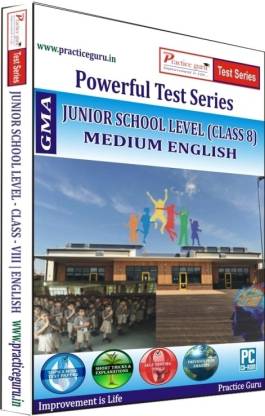 Practice guru Powerful Test Series Junior School Level Medium English (Class 8)