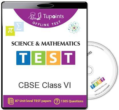 Tupoints Cbse Class 6 Science And Mathematics Offline Test