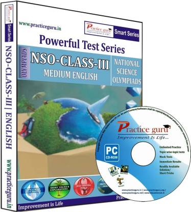 Practice guru Powerful Test Series NSO Medium English (Class - 3)