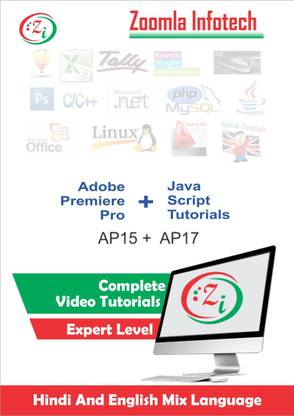 Zoomla Infotech Adobe Premiere Pro For Beginners [Complete Training] & Complete Java Scripts Training Tutorials DVD/CD in Hindi