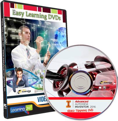 Easy Learning Advanced Autodesk Inventor 2016 Video Training Tutorial DVD