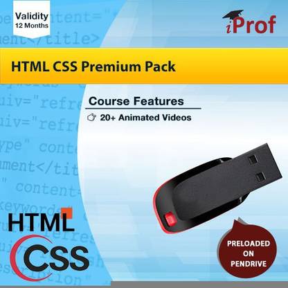 iProf HTML CSS Premium Pack in Pen drive