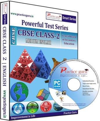 Practice guru Class 2 - Maths, EVS & English Combo