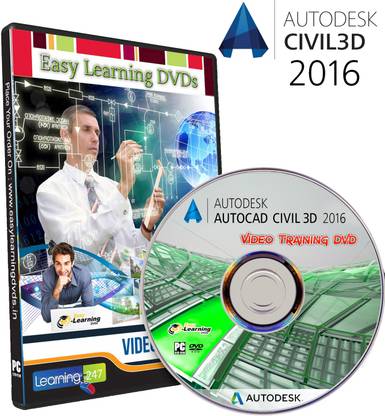 Easy Learning AutoCAD Civil 3D 2016 Video Training Tutorial DVD