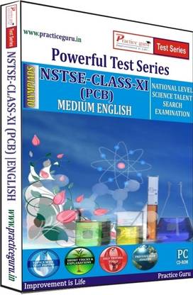 Practice guru Powerful Test Series NSTSE PCB Medium English (Class - 11)