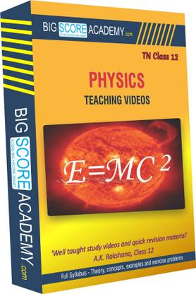BigScoreAcademy.com Tamil Nadu Samacheer Kalvi Class 12 Physics Full Syllabus Teaching Video