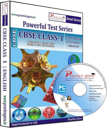 Practice guru Class 1 - Maths, EVS & English Combo