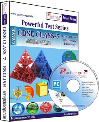 Practice guru Class 7 - Maths, Science & English Combo