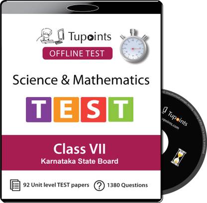 Tupoints KSB class 7 Science and Mathematics Unit Test (Offline) Karnataka State Board