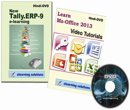 ELEARNING SOLUTIONS Tally.Erp 9 + MS-Office 2013 Video Tutorial In Hindi