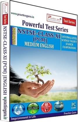 Practice guru Powerful Test Series NSTSE PCM Medium English (Class - 11)