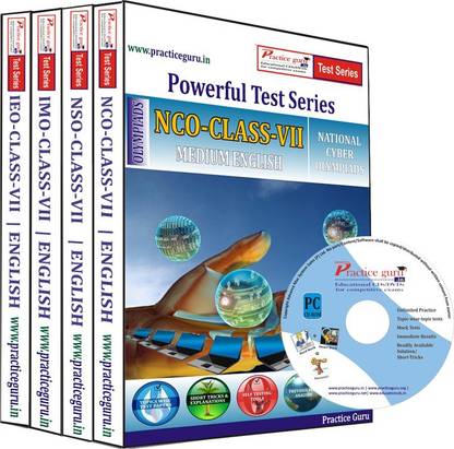 Practice guru Class 7 - Combo Pack (IMO / NSO / IEO / NCO) Test Series