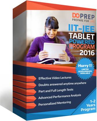 DoPrep IIT-JEE Tablet Powered Program 2016 2 year(eNirman)