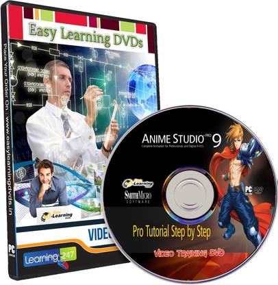 Easy Learning Anime Studio Pro 9 Video Training Tutorial DVD