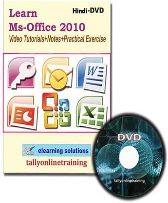 ELEARNING SOLUTIONS MS-Office 2010 Video Tutorial DVD in Hindi With Notes & Practical Exercise