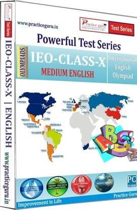 Practice guru Powerful Test Series - IEO Medium English (Class 10)