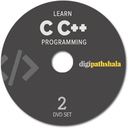 Digi Pathshala Learn C C++ Programming Language from Scratch 2 CD's Set (80+ video Lectures and 6 hours of content)