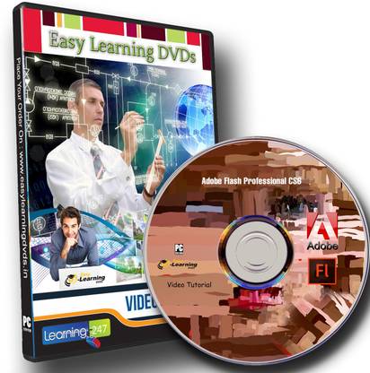 Easy Learning Adobe Flash Professional CS6 Video Training Tutorial DVD