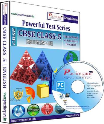 Practice guru Class 5 - Maths, EVS & English Combo
