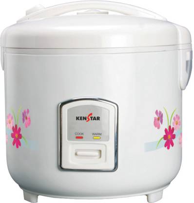 Kenstar KRC18W1P Electric Rice Cooker with Steaming Feature