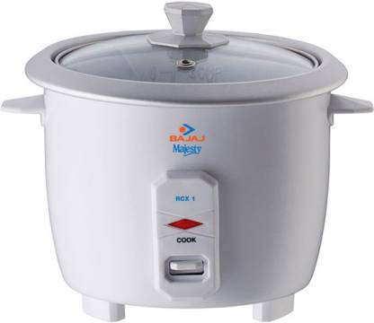BAJAJ RCX 1 mini Electric Rice Cooker with Steaming Feature