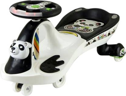 Stylezone Fnk-Pandafrog B/W-White Rideons & Wagons Ride On