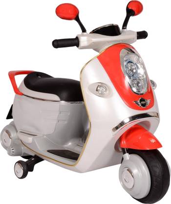Toyhouse Officially Licensed BMW Mini Scooter E Concept Rechargeable Scooter Battery Operated Ride On