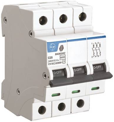 L&T Tripper, TP, 63A, C-Curve BA30630C MCB