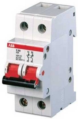 ABB Isolator 32A Double Pole MCB