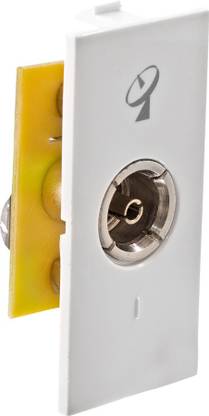 GIRISH Modular Glisten TV Socket 6 A One Way Electrical Switch