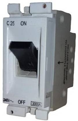 MK Blenze DW227WHI 25A Minitrip MCB 25 A One Way Electrical Switch