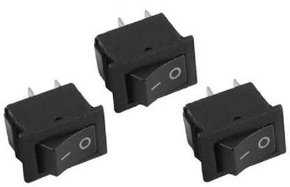 FUTABA AC 250V 3A 2 Pin ON/OFF I/O SPST Snap in Mini Rocker 5 A One Way Electrical Switch